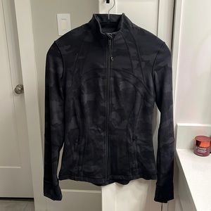 Lululemon define jacket black camo/black patterned